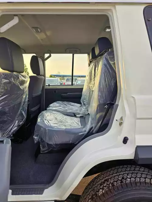 Toyota Land Cruiser LC76 4.0L Petrol 2025 Model Year White Color Exterior