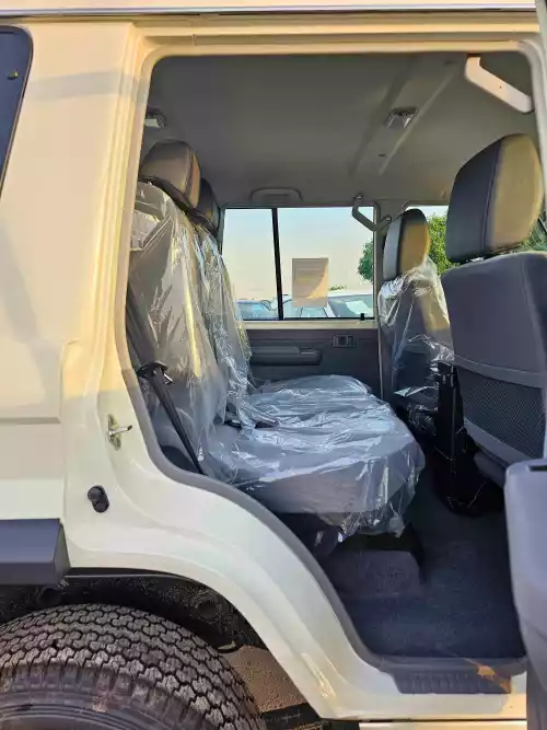 Toyota Land Cruiser LC76 4.0L Petrol 2025 Model Year White Color Exterior