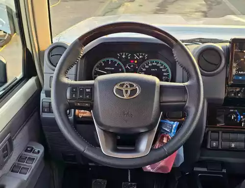 Toyota Land Cruiser LC76 4.0L Petrol 2025 Model Year White Color Exterior
