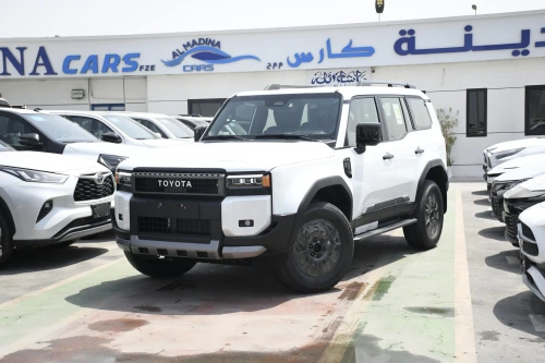 Toyota Prado 2.4L Adventure Twin turbo 2025 Model Year White Color Exterior