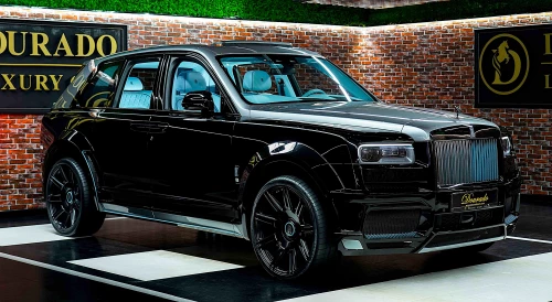 2022 Rolls Royce Cullinan Black Badge, Novitec Edition, Black & Silver Exterior
