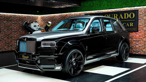 2022 Rolls Royce Cullinan Black Badge, Novitec Edition, Black & Silver Exterior