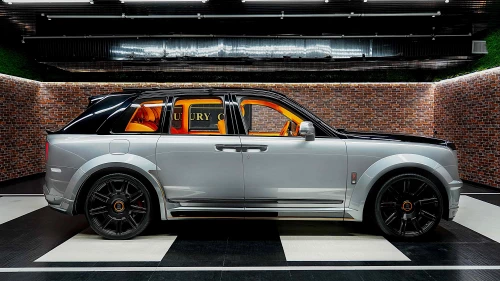 2022 Rolls Royce Cullinan Black Badge, Novitec Edition, Jubilee Silver Exterior
