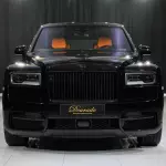 2022 Rolls Royce Cullinan Black Badge, Diamond Black Exterior, Orange Interior - Thumbnail 1
