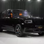 2022 Rolls Royce Cullinan Black Badge, Diamond Black Exterior, Orange Interior - Thumbnail 2