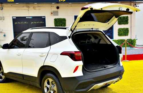 Kia Seltos 1.5L Petrol 2022 Model Year White Color Exterior