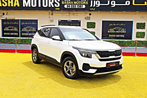 Kia Seltos 1.5L Petrol 2022 Model Year White Color Exterior