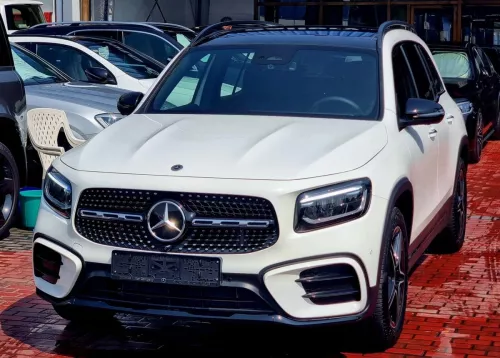 Mercedes-Benz GLB 200 1.3L Petrol 2025 Model Year White Color Exterior