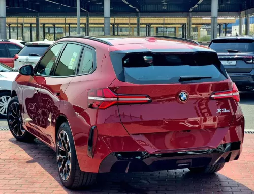 BMW X3 M Sport 3.0L Petrol 2025 Model Year Red Color Exterior