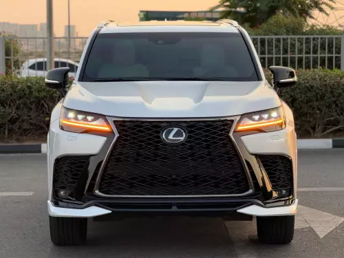 Lexus LX600 F-Sport 3.5L Petrol 2024 Model Year White Color Exterior