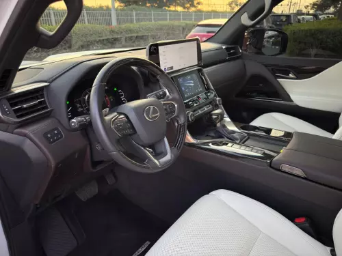 Lexus LX600 F-Sport 3.5L Petrol 2024 Model Year White Color Exterior