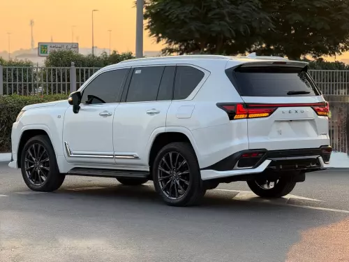 Lexus LX600 F-Sport 3.5L Petrol 2024 Model Year White Color Exterior