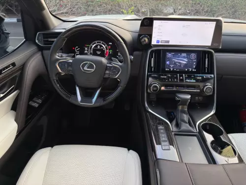 Lexus LX600 F-Sport 3.5L Petrol 2024 Model Year White Color Exterior