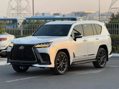 Lexus LX600 F-Sport 3.5L Petrol 2024 Model Year White Color Exterior