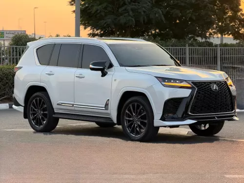 Lexus LX600 F-Sport 3.5L Petrol 2024 Model Year White Color Exterior