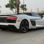 Audi R8 Spyder 5.2L Petrol 2020 Model Year White Color Exterior - Thumbnail 3