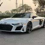 Audi R8 Spyder 5.2L Petrol 2020 Model Year White Color Exterior - Thumbnail 4