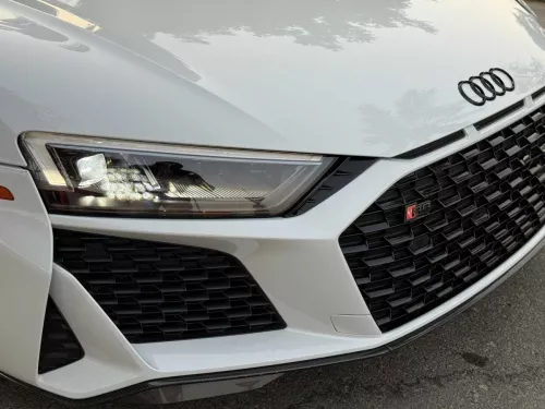 Audi R8 Spyder 5.2L Petrol 2020 Model Year White Color Exterior