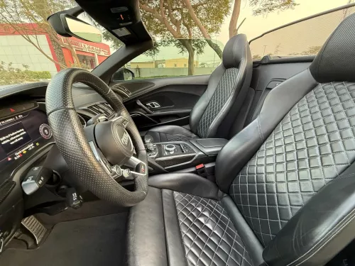 Audi R8 Spyder 5.2L Petrol 2020 Model Year White Color Exterior