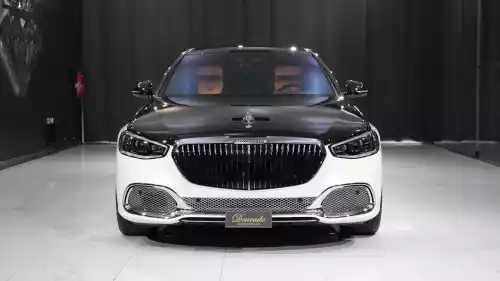 2021 Mercedes-Benz Maybach S 500 4Matic Long, Opalith White Bright and Black Exterior