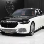 2021 Mercedes-Benz Maybach S 500 4Matic Long, Opalith White Bright and Black Exterior - Thumbnail 3