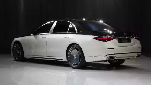 2021 Mercedes-Benz Maybach S 500 4Matic Long, Opalith White Bright and Black Exterior