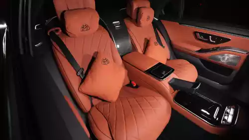 2021 Mercedes-Benz Maybach S 500 4Matic Long, Opalith White Bright and Black Exterior