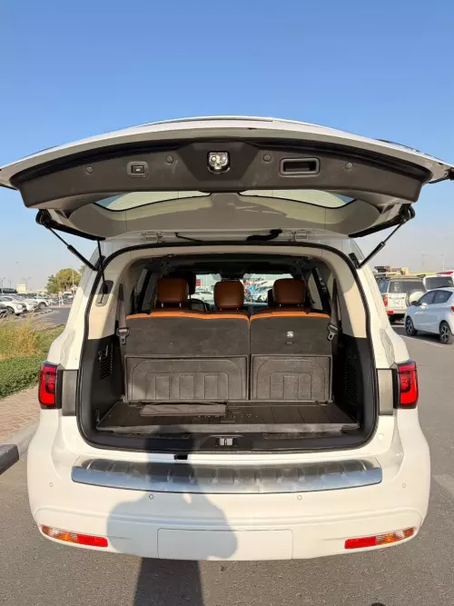 Infiniti QX80 5.6L Petrol 2019 Model Year White Color Exterior