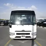 Toyota Coaster 23 Seater 2025 Model Year 2.7L Petrol White Color - Thumbnail 3