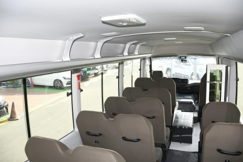 Toyota Coaster 23 Seater 2025 Model Year 2.7L Petrol White Color