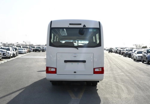 Toyota Coaster 23 Seater 2025 Model Year 2.7L Petrol White Color