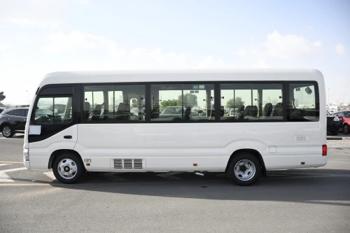 Toyota Coaster 23 Seater 2025 Model Year 2.7L Petrol White Color