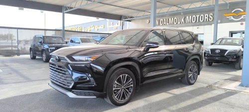Toyota Grand Highlander 2.5L Hybrid 2025 Model Year Black Color Exterior 