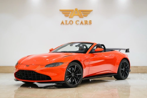 Aston Martin Vantage Roadstar 4.0L Petrol 2022 Model Year Orange Color Exterior