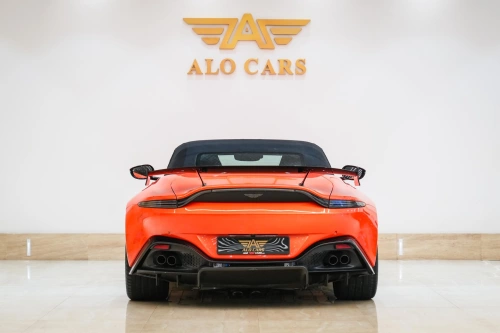 Aston Martin Vantage Roadstar 4.0L Petrol 2022 Model Year Orange Color Exterior