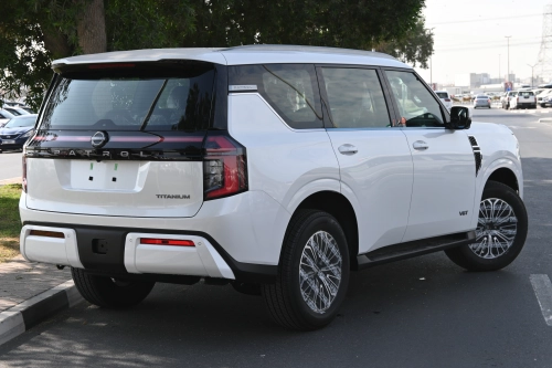 Nissan Patrol LE Titanium 3.5L 2025 - White - Export Ready - Carsooq