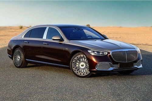 Mercedes-Maybach S680 4MATIC 6.0L V12 2022 - Brown/Sliver - Carsooq