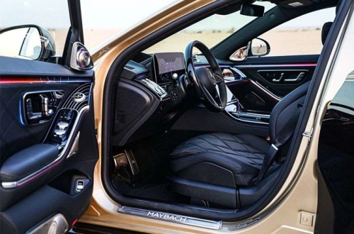 Mercedes-Maybach S680 4MATIC 6.0L V12 2022 - Brown/Sliver - Carsooq