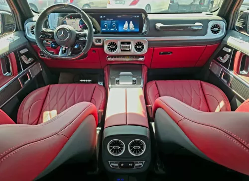 Mercedes-Benz G63 4.0L Petrol 2026 - Grey / Red - carsooq