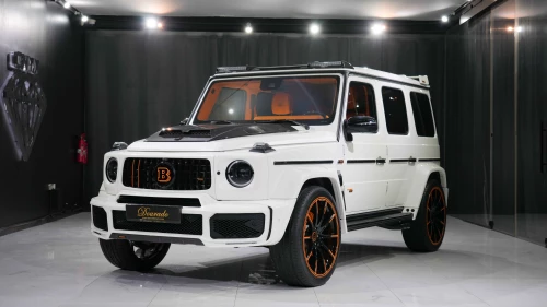 2021 Mercedes-Benz G800 by Brabus, White Exterior