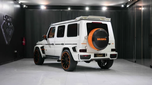 2021 Mercedes-Benz G800 by Brabus, White Exterior