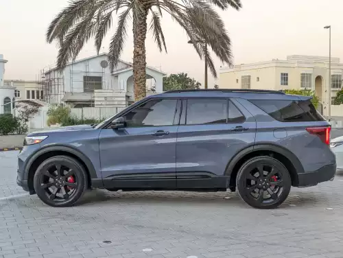 Ford Explorer ST 3.0L Ecoboost 2021 - Blue - Carsooq