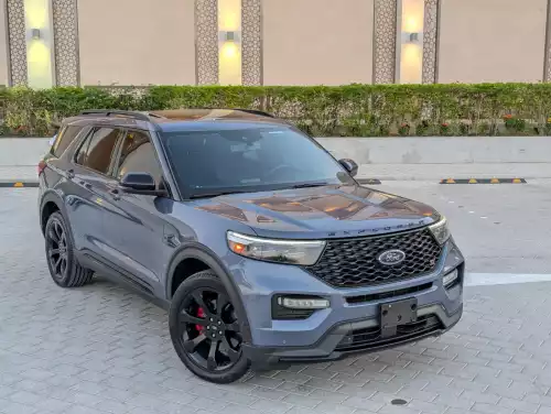 Ford Explorer ST 3.0L Ecoboost 2021 - Blue - Carsooq