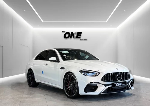 Mercedes-Benz C63s 6.2L Petrol 2024 Model Year White Color Exterior 