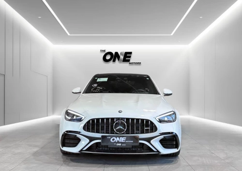 Mercedes-Benz C63s 6.2L Petrol 2024 Model Year White Color Exterior 