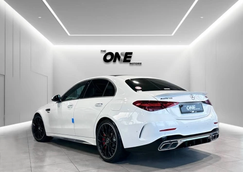 Mercedes-Benz C63s 6.2L Petrol 2024 Model Year White Color Exterior 