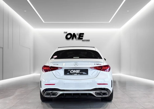 Mercedes-Benz C63s 6.2L Petrol 2024 Model Year White Color Exterior 