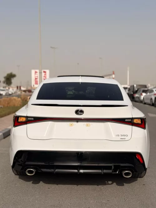 Lexus IS 350 3.5L Petrol 2025 Model Year White Color Exterior 