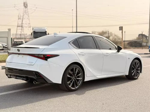 Lexus IS 350 3.5L Petrol 2025 Model Year White Color Exterior 