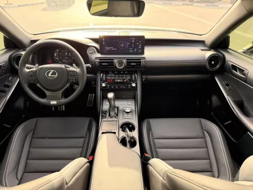 Lexus IS 350 3.5L Petrol 2025 Model Year White Color Exterior 